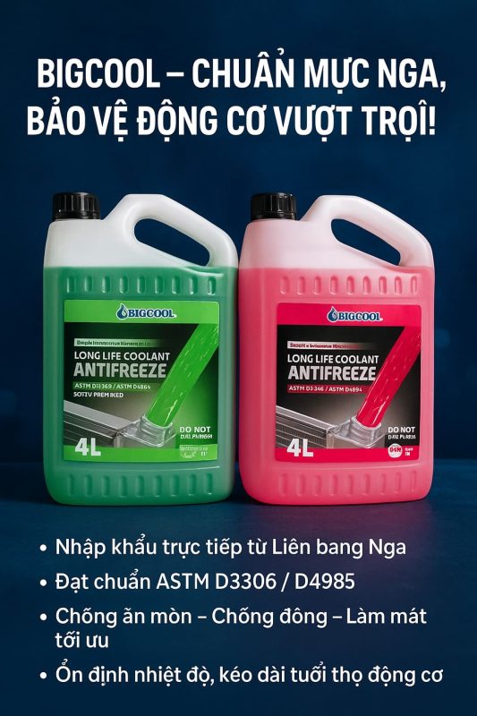 giá nước làm mát ô tô