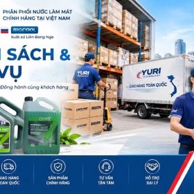 đại lý phân phối nước làm mát từ miền Nam đến Gia Lai