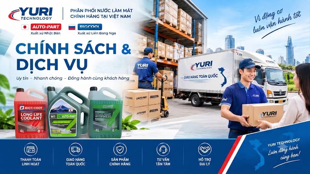 nhà phân phối nước làm mát ô tô chính hãng