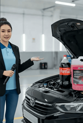 Đổ Coca-Cola vào két nước ô tô có hại không